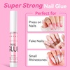 image:imageMakartt Nail Glue Remover for Press on Nails  30ML Hemafree Glueoff Easy Removal Versatile Debonder for Glue on Tips Regular Polish Quick Glues and SemiCured Sticker DIY Manicure Supply10 Count 07 Fl Oz Pack of 1