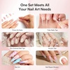 image:imageMakartt Nail Glue with Remover Kit Super StrongQuick Dry Nails Adhesive for PressOns 7ML with Press on Nail Glue Remover 30ML Fast Removal Debonder with 2 Droppers DIY Manicure at Home Salon023 Fl Oz  106 Fl Oz Pack of 1 each
