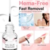 image:imageMakartt Nail Glue with Remover Kit Super StrongQuick Dry Nails Adhesive for PressOns 7ML with Press on Nail Glue Remover 30ML Fast Removal Debonder with 2 Droppers DIY Manicure at Home Salon023 Fl Oz  106 Fl Oz Pack of 1 each