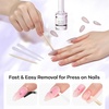 image:imageMakartt Nail Glue with Remover Kit Super StrongQuick Dry Nails Adhesive for PressOns 7ML with Press on Nail Glue Remover 30ML Fast Removal Debonder with 2 Droppers DIY Manicure at Home Salon034 Fl Oz Pack of 1