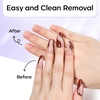 image:imageMakartt Nail Glue with Remover Kit Super StrongQuick Dry Nails Adhesive for PressOns 7ML with Press on Nail Glue Remover 30ML Fast Removal Debonder with 2 Droppers DIY Manicure at Home Salon034 Fl Oz Pack of 1