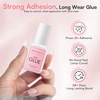 image:imageMakartt Nail Glue with Remover Kit Super StrongQuick Dry Nails Adhesive for PressOns 7ML with Press on Nail Glue Remover 30ML Fast Removal Debonder with 2 Droppers DIY Manicure at Home Salon023 Fl Oz  106 Fl Oz Pack of 1 each