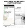 image:imageMakartt Nourishing Nail Strengthener for Damaged Nails WaterBased Keratin Nail Repair Treatment Ridge Filler 30Free Air Dry for Gel Break Peeling Soft Thin Natural Nails Milky White 13mlMilky White