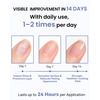 image:imageMakartt Nourishing Nail Strengthener for Damaged Nails WaterBased Keratin Nail Repair Treatment Ridge Filler 30Free Air Dry for Gel Break Peeling Soft Thin Natural Nails Milky White 13mlClear
