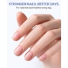 image:imageMakartt Nourishing Nail Strengthener for Damaged Nails WaterBased Keratin Nail Repair Treatment Ridge Filler 30Free Air Dry for Gel Break Peeling Soft Thin Natural Nails Milky White 13mlClear