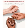 image:imageMakartt Nourishing Nail Strengthener for Damaged Nails WaterBased Keratin Nail Repair Treatment Ridge Filler 30Free Air Dry for Gel Break Peeling Soft Thin Natural Nails Milky White 13mlNude