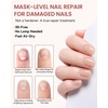 image:imageMakartt Nourishing Nail Strengthener for Damaged Nails WaterBased Keratin Nail Repair Treatment Ridge Filler 30Free Air Dry for Gel Break Peeling Soft Thin Natural Nails Milky White 13mlNude