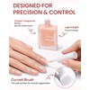 image:imageMakartt Nourishing Nail Strengthener for Damaged Nails WaterBased Keratin Nail Repair Treatment Ridge Filler 30Free Air Dry for Gel Break Peeling Soft Thin Natural Nails Milky White 13mlNude