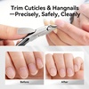 image:imageMakartt Professional Cuticle Nipper 12 Jaw Precision Cuticle Trimmer for Beginners amp Nail Technicians 5mm Short Blade RustResistant Stainless Steel Salon amp Detailed Nail Art Use Pearl ChromeTitanium Black