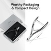 image:imageMakartt Professional Cuticle Nipper 12 Jaw Precision Cuticle Trimmer for Beginners amp Nail Technicians 5mm Short Blade RustResistant Stainless Steel Salon amp Detailed Nail Art Use Pearl ChromeTitanium Black