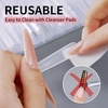image:imageMakartt Sandwich Dual Nail Forms Extra Long Coffin Molds for Gel Nails Extension 280Pcs 14 Sizes for Builder Poly Nail or Acrylic System Reusable Easy and Quick Home Salon Manicure DIY SquareExtra Long Coffin 280 Pcs