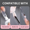 image:imageMakartt Sandwich Dual Nail Forms Extra Long Coffin Molds for Gel Nails Extension 280Pcs 14 Sizes for Builder Poly Nail or Acrylic System Reusable Easy and Quick Home Salon Manicure DIY SquareLong Almond 280 Pcs
