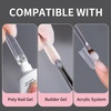 image:imageMakartt Sandwich Dual Nail Forms Extra Long Coffin Molds for Gel Nails Extension 280Pcs 14 Sizes for Builder Poly Nail or Acrylic System Reusable Easy and Quick Home Salon Manicure DIY SquareLong Coffin 280 Pcs