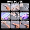 image:imageMakartt Sandwich Dual Nail Forms Extra Long Coffin Molds for Gel Nails Extension 280Pcs 14 Sizes for Builder Poly Nail or Acrylic System Reusable Easy and Quick Home Salon Manicure DIY SquareExtra Long Coffin 280 Pcs
