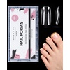 image:imageMakartt Sandwich Dual Nail Forms Extra Long Coffin Molds for Gel Nails Extension 280Pcs 14 Sizes for Builder Poly Nail or Acrylic System Reusable Easy and Quick Home Salon Manicure DIY SquareSquare Toe Dual Forms 150 Pcs