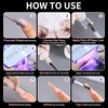 image:imageMakartt Sandwich Dual Nail Forms Extra Long Coffin Molds for Gel Nails Extension 280Pcs 14 Sizes for Builder Poly Nail or Acrylic System Reusable Easy and Quick Home Salon Manicure DIY SquareLong Almond 280 Pcs