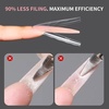 image:imageMakartt Sandwich Dual Nail Forms Extra Long Coffin Molds for Gel Nails Extension 280Pcs 14 Sizes for Builder Poly Nail or Acrylic System Reusable Easy and Quick Home Salon Manicure DIY SquareExtra Long Coffin 280 Pcs