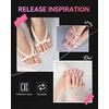 image:imageMakartt Sandwich Dual Nail Forms Extra Long Coffin Molds for Gel Nails Extension 280Pcs 14 Sizes for Builder Poly Nail or Acrylic System Reusable Easy and Quick Home Salon Manicure DIY SquareWide Toe Dual Forms 150 Pcs
