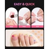 image:imageMakartt Sandwich Dual Nail Forms Extra Long Coffin Molds for Gel Nails Extension 280Pcs 14 Sizes for Builder Poly Nail or Acrylic System Reusable Easy and Quick Home Salon Manicure DIY SquareWide Toe Dual Forms 150 Pcs