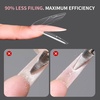 image:imageMakartt Sandwich Dual Nail Forms Extra Long Coffin Molds for Gel Nails Extension 280Pcs 14 Sizes for Builder Poly Nail or Acrylic System Reusable Easy and Quick Home Salon Manicure DIY SquareLong Almond 280 Pcs