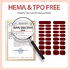 image:imageMakartt Semi Cured Gel Nail Strips Kit 2 Packs  Real Gel HEMA amp TPO Free 16 Sizes AntiLift Fit UV Light Required Salon Quality Long Lasting Includes DualEnded Tool amp Prep Kit Crystal ClearDeep Burgundy