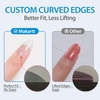 image:imageMakartt Semi Cured Gel Nail Strips Kit 2 Packs  Real Gel HEMA amp TPO Free 16 Sizes AntiLift Fit UV Light Required Salon Quality Long Lasting Includes DualEnded Tool amp Prep Kit Crystal ClearCrystal Clear