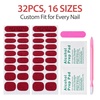 image:imageMakartt Semi Cured Gel Nail Strips Kit 2 Packs  Real Gel HEMA amp TPO Free 16 Sizes AntiLift Fit UV Light Required Salon Quality Long Lasting Includes DualEnded Tool amp Prep Kit Crystal ClearRuby Glitter