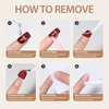 image:imageMakartt Semi Cured Gel Nail Strips Kit 2 Packs  Real Gel HEMA amp TPO Free 16 Sizes AntiLift Fit UV Light Required Salon Quality Long Lasting Includes DualEnded Tool amp Prep Kit Crystal ClearSoft Nude
