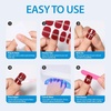 image:imageMakartt Semi Cured Gel Nail Strips Kit 2 Packs  Real Gel HEMA amp TPO Free 16 Sizes AntiLift Fit UV Light Required Salon Quality Long Lasting Includes DualEnded Tool amp Prep Kit Crystal ClearCrystal Clear