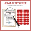 image:imageMakartt Semi Cured Gel Nail Strips Kit 2 Packs  Real Gel HEMA amp TPO Free 16 Sizes AntiLift Fit UV Light Required Salon Quality Long Lasting Includes DualEnded Tool amp Prep Kit Crystal ClearClassic Red