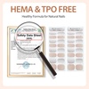 image:imageMakartt Semi Cured Gel Nail Strips Kit 2 Packs  Real Gel HEMA amp TPO Free 16 Sizes AntiLift Fit UV Light Required Salon Quality Long Lasting Includes DualEnded Tool amp Prep Kit Crystal ClearNude Sparkle Chic