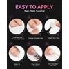 image:imageMakartt Short Square Toe Nail Tips 15 Sizes Wide Matte Full Cover Fake Toenails with EasyGrip Handle PreEtched Press On Toenails for Summer DIY Pedicure Home Salon Nail Extensions for Toes420PcsShort Matte Toenails