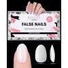 image:imageMakartt Short Square Toe Nail Tips 15 Sizes Wide Matte Full Cover Fake Toenails with EasyGrip Handle PreEtched Press On Toenails for Summer DIY Pedicure Home Salon Nail Extensions for Toes420PcsShort Round White Nails