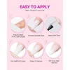 image:imageMakartt Short Square Toe Nail Tips 15 Sizes Wide Matte Full Cover Fake Toenails with EasyGrip Handle PreEtched Press On Toenails for Summer DIY Pedicure Home Salon Nail Extensions for Toes420PcsMedium ALmond White Nails