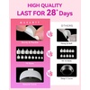 image:imageMakartt Short Square Toe Nail Tips 15 Sizes Wide Matte Full Cover Fake Toenails with EasyGrip Handle PreEtched Press On Toenails for Summer DIY Pedicure Home Salon Nail Extensions for Toes420PcsShort White Toenails