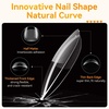 image:imageMakartt Short amp Medium Almond Nail Tips 2 Lengths in 1 Box Clear Full Cover Fake Nails with 15 Sizes PreEtched Soft Gel Nail Tips for DIY Press On Nails Salon Nail Extensions DIY at Home 420PcsShort Almond Nails