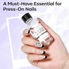 image:imageMakartt Solid Nail Glue Gel Extra Strong Gel Nail Glue for Press On Nails amp Fake Tips LongLasting Strong Adhesion Nails Glue for Acrylic Nails Clear 3D Gels for Nail Art Home Salon UV Light CuredNail Glue Remover 30ML