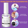 image:imageMakartt Solid Nail Glue Gel Extra Strong Gel Nail Glue for Press On Nails amp Fake Tips LongLasting Strong Adhesion Nails Glue for Acrylic Nails Clear 3D Gels for Nail Art Home Salon UV Light CuredNail Glue Remover 10ML