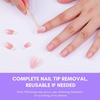 image:imageMakartt Solid Nail Glue Gel for Press on Nails Strong Gel Nail Glue for Fake Nails Long Lasting Clear Hard 3D Sculpting Gels for DIY Home and Salon Use 15ML UV Light CuredSolid Nail Glue Remover 60ML