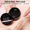 image:imageMakartt Solid Nail Glue Gel for Press on Nails Strong Gel Nail Glue for Fake Nails Long Lasting Clear Hard 3D Sculpting Gels for DIY Home and Salon Use 15ML UV Light CuredAClear