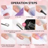 image:imageMakartt Solid Nail Glue Gel for Press on Nails Strong Gel Nail Glue for Fake Nails Long Lasting Clear Hard 3D Sculpting Gels for DIY Home and Salon Use 15ML UV Light CuredAClear