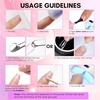 image:imageMakartt Solid Nail Glue Gel for Press on Nails Strong Gel Nail Glue for Fake Nails Long Lasting Clear Hard 3D Sculpting Gels for DIY Home and Salon Use 15ML UV Light CuredDClear 2pcs