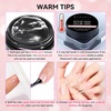 image:imageMakartt Solid Nail Glue Gel for Press on Nails Strong Gel Nail Glue for Fake Nails Long Lasting Clear Hard 3D Sculpting Gels for DIY Home and Salon Use 15ML UV Light CuredAClear