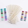 image:image120PCS False Nail Tips for Nail Color Display Book Fake Nail Art Tips for UV Gel Polish Nail Color Swatches Samples Organizing