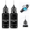 image:imageMakartt 2Pcs Rhinestone Glue Strong Hold 3D Gel Nail Art Nail Gem Glue UV Cured Nail Glue for Nail Charms and Gems Jewelry Diamond for DIY Manicured at Home Beauty Gifts for Women