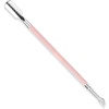image:imageMakartt Cuticle Trimmer with Cuticle Pusher  Stainless Steel Cuticles Nipper with Dual Spring Ergonomic Handle 7mm Blade amp DualEnded Pusher for Nail Care amp Gel Removal PinkPink Cuticle Pusher