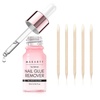 image:imageMakartt HemaFree Nail Glue Remover for Press on Nails Quick Debonder with 5 wooden sticks Easy with a Dropper Updated Formula with Vitamin E Acetonefree for Fake NailsSemicure Stickers 10 ml