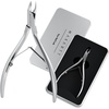 image:imageMakartt Professional Cuticle Nipper 12 Jaw Precision Cuticle Trimmer for Beginners amp Nail Technicians 5mm Short Blade RustResistant Stainless Steel Salon amp Detailed Nail Art Use Pearl ChromePearl Chrome