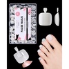 image:imageMakartt Short Square Toe Nail Tips 15 Sizes Wide Matte Full Cover Fake Toenails with EasyGrip Handle PreEtched Press On Toenails for Summer DIY Pedicure Home Salon Nail Extensions for Toes420PcsShort White Toenails