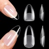 image:imageMakartt Short amp Medium Almond Nail Tips 2 Lengths in 1 Box Clear Full Cover Fake Nails with 15 Sizes PreEtched Soft Gel Nail Tips for DIY Press On Nails Salon Nail Extensions DIY at Home 420PcsShort Almond  Medium Almond